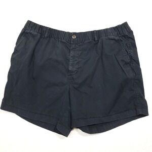 Bearbottom Chino Shorts Mens XXL Black 5.5" Inseam Elastic Waist Stretch Cotton